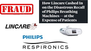 Lincare vs Philips Respironics on Recall Breaking News [upl. by Landy]