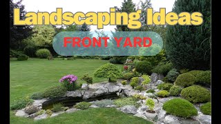 20 Landscaping Ideas with Rocks Front yard and Backyard  P2 [upl. by Yahsal]