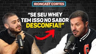 LEO STRONDA E CARIANI DEIXAM ALERTA SOBRE O USO DE WHEY PROTEIN – IRONCAST CORTES [upl. by Yolane357]