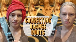 Fixing Orange Roots with Wella Color Tango Toner CT14 [upl. by Erdnaek830]