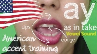 American Accent Training  Part 02  Vowel sound AY  Free English Lesson  ESL [upl. by Corilla]