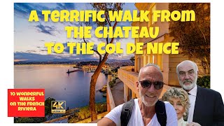 A JAMES BOND Themed Walk from THE CHATEAU to THE CAP DE NICE via Sean Connery villa [upl. by Nefen]