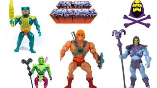 Masters of the Universe MOTU 19811987 Vintage action figure toys checklist [upl. by Chico]