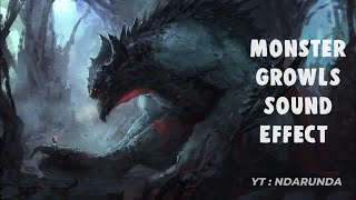 Monsters Growls sound effect [upl. by Elehcim]