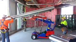 The Glass Racking Company KS400 robot curtainwall installation [upl. by Arehahs]