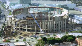 STAPLES Center Construction Timelapse [upl. by Fawcett290]