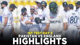 Full Highlights  Pakistan vs England  1st Test Day 5 2024  PCB  M3G1K [upl. by Ryle217]