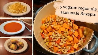 5 einfache vegane Herbst Rezepte [upl. by Roddy]