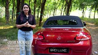 MercedesBenz C300 Cabriolet  BRD LUXE  Used Luxury Car Showroom in Thrissur [upl. by Kevyn3]