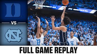 Duke vs North Carolina Full Game Replay  202324 ACC Men’s Basketball [upl. by Kirkwood]