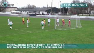 Voetbalderby KCVV ELEWIJT  FC ZEMST [upl. by Anah]