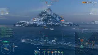 Napoli 4 versus 2 World Of Warships Ranked Battle [upl. by Eem]