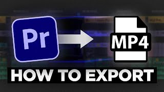 How To EXPORT VIDEO in Premiere Pro 2023 [upl. by Dong]