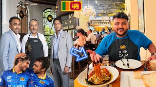 Famous SriLankan Cricketer Restaurant in Colombo  Ministry of CRAB 🦀  Most Expensive Restaurant [upl. by Born361]