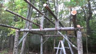 How to build an inexpensive pole building Part 2 [upl. by Elenahc]