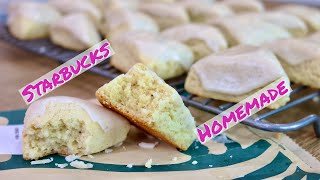 How to Make VANILLA BEAN SCONES  DIY Starbucks Homemade COPYCAT Vanilla Bean Scones [upl. by Einatsed418]