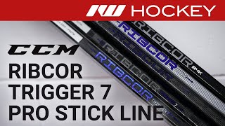 CCM RibCor Trigger 7 Pro Stick Line  OnIce Insight [upl. by Assirt]