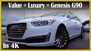 2017  2019 Genesis G90 Review  A Big ValuePacked Luxury Sedan  InDepth amp DETAILED  In 4k UHD [upl. by Addie]