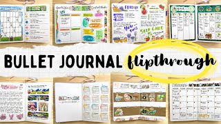 COMPLETED journal flip through 📖 My 18th Bullet Journal [upl. by Behka168]