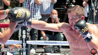 GENNADY GOLOVKINS COMPLETE WORKOUT FOR CANELO ALVAREZ  CANELO VS GOLOVKIN [upl. by Ainalem218]