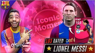 LMESSI 103 Rated Gameplay Review 🔥 The highest Rated player in the history of pes mobile 😱 [upl. by Yecram]