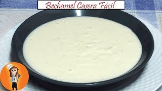 Bechamel Casera Fácil  Receta de Cocina en Familia [upl. by Annawal]