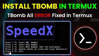 Installing TBomb In Termux  By Technolex [upl. by Easter343]