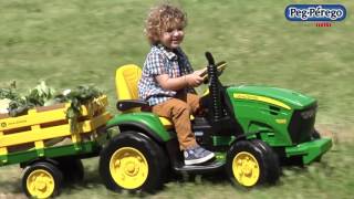 Peg Perego John Deere Ground Force Akülü Traktör [upl. by Donella]