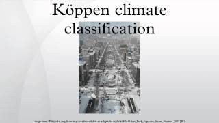 Köppen climate classification [upl. by Ahk]