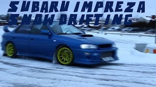 Subaru Impreza Snow Drifting [upl. by Nnitsuj377]