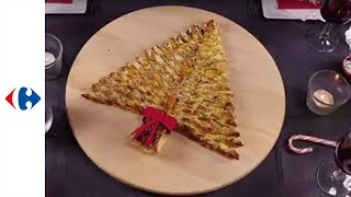 Une recette de sapin feuilleté pour votre apéritif de Noël [upl. by Lamak109]