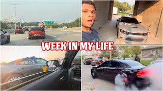 WEEK VLOG  CUTTING UP WITH RT’s amp WIDEBODY SCATS in my DODGE CHARGER GT  STATE PATROL BOX me in [upl. by Irahk495]