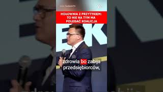 quotTo niszczy polską ochronę zdrowiaquot Hołownia zaczyna walkę o quotsprawiedliwą składkę zdrowotnąquot [upl. by Leahcym]