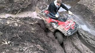 four wheeler getting stuck in mud [upl. by Esertak949]