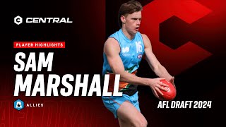 2024 AFL Draft  Sam Marshall Player Highlights [upl. by Jelene]