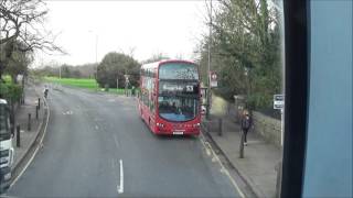 London Bus Route 54 Plumstead RoadWoolwich Public MarketElmers End [upl. by Sanfo]