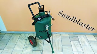 Homemade Sandblaster From LPG Tank [upl. by Fiden]