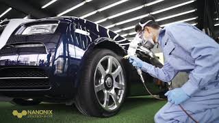 Step of NANONIX DIAMOND coating on RollsRoyce Phantom [upl. by Eidnar761]