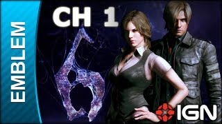 Resident Evil 6 Leon and Helena Chapter 1 Emblems [upl. by Jammal]