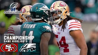 San Francisco 49ers vs Philadelphia Eagles  2023 NFC Conference Championship Game Highlights [upl. by Htebezile]