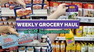 Weekly Grocery Haul for a Family of 3 at SM Supermarket September 2024 [upl. by Anahsit]