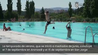 Verano en las instalaciones deportivas municipales de Aranzadi y San Jorge [upl. by Azzil]