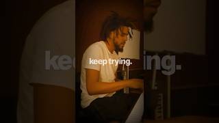 Keep Trying  J cole  Interview  Podcast talks  life motivation  shorts jcole [upl. by Pincus]