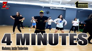 4 MINUTES  Madonna amp Justin Timberlake  Zumba  POP  dance workout  dance fitness  Coach tOLits [upl. by Bromleigh]