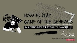 Game of the Generals How to Play Game of the Generals  2023 Tutorial Series Episode 1 [upl. by Sherman]