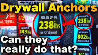 Drywall Anchors  Which Anchor Is Best How To Install And Use A Drywall Anchor [upl. by Ila140]