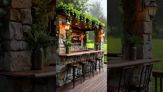 Charming Backyard Bar Oasis Outdoor Vibes [upl. by Ellecrad]