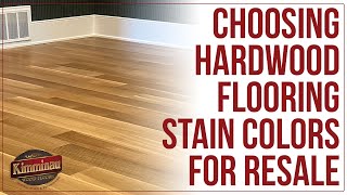 Choosing Hardwood Flooring Stain Colors for Resale [upl. by Sylas]