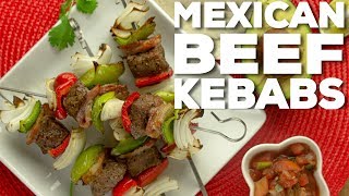 Mexican Beef Kebabs in Your Air Fryer Oven [upl. by Llednav]