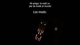 Este Mod de Minecraft da mucho miedo minecraft minecraftshorts minecrafthorror [upl. by Sweatt]